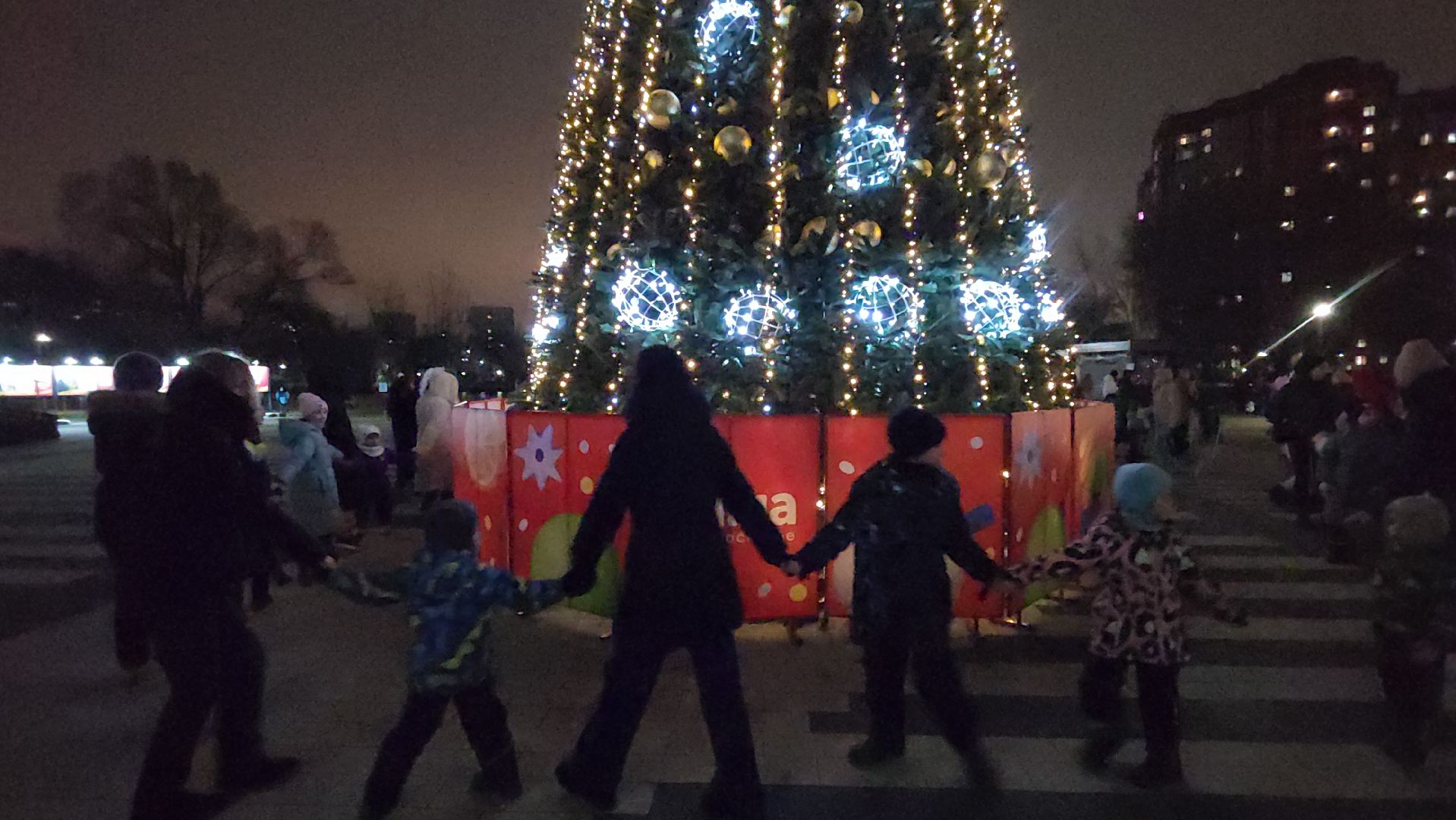 Люберцы, глава люберец владимир волков, новогодняя елка, наташинский парк,