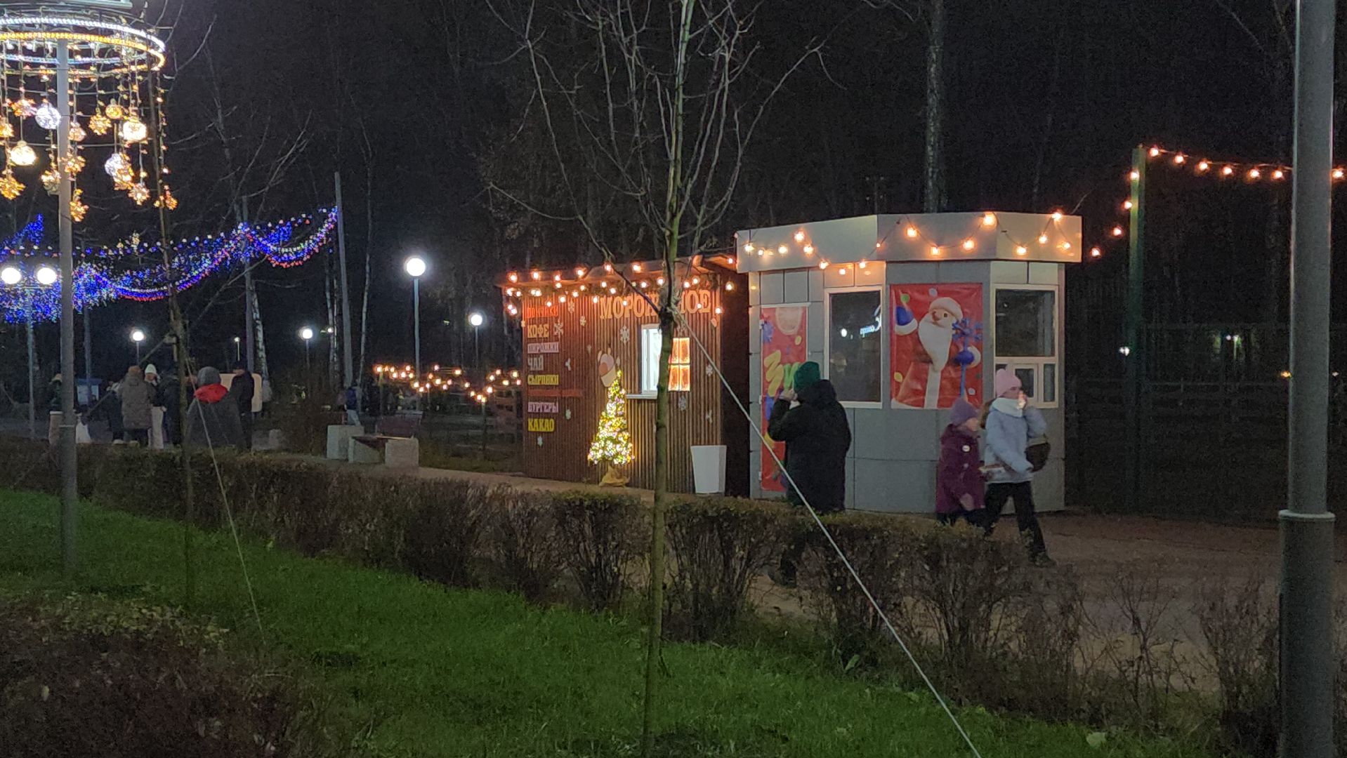 кашира, открытие зимнего сезона, праздник, зима, новый год , парк, дед мороз,