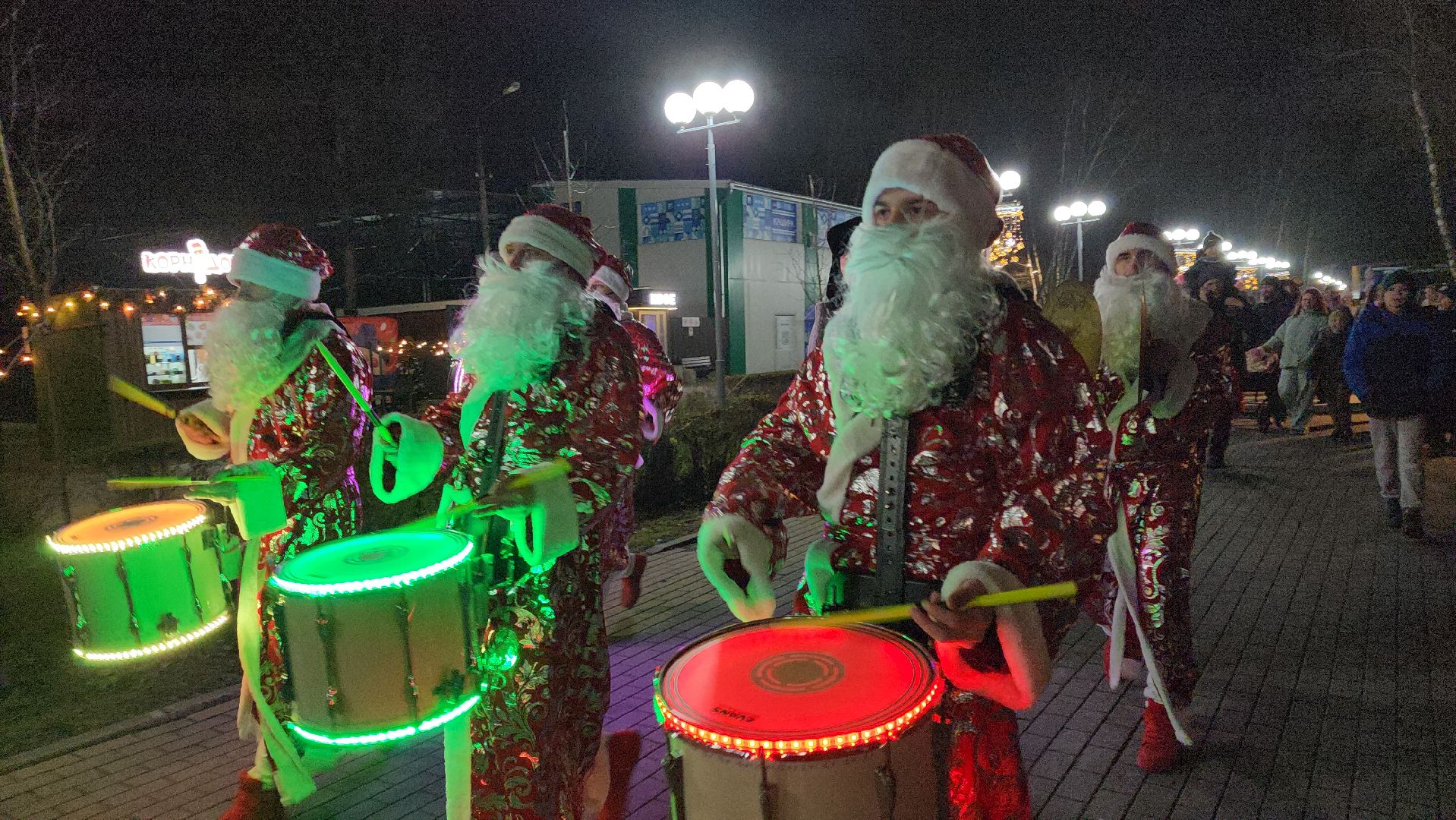 кашира, открытие зимнего сезона, праздник, зима, новый год , парк, дед мороз,