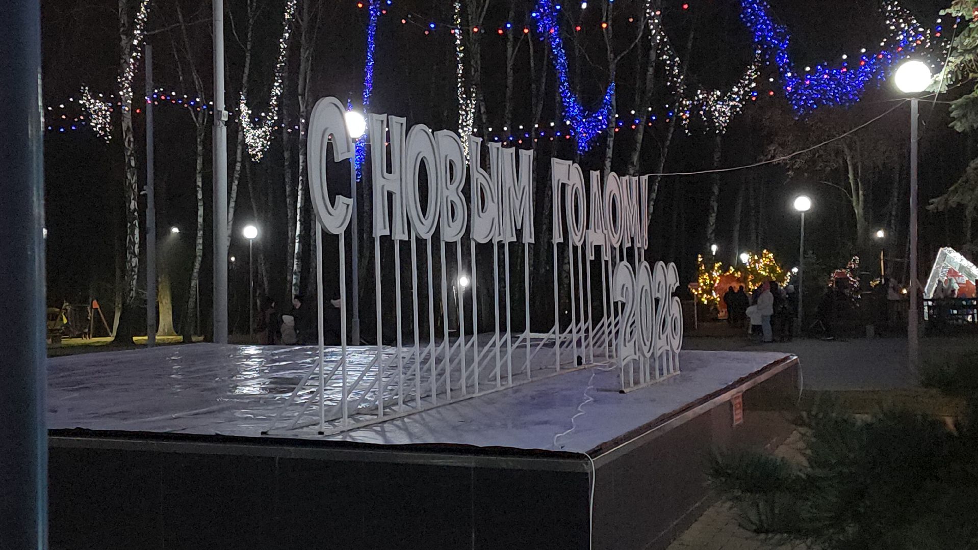 кашира, открытие зимнего сезона, праздник, зима, новый год , парк, дед мороз,