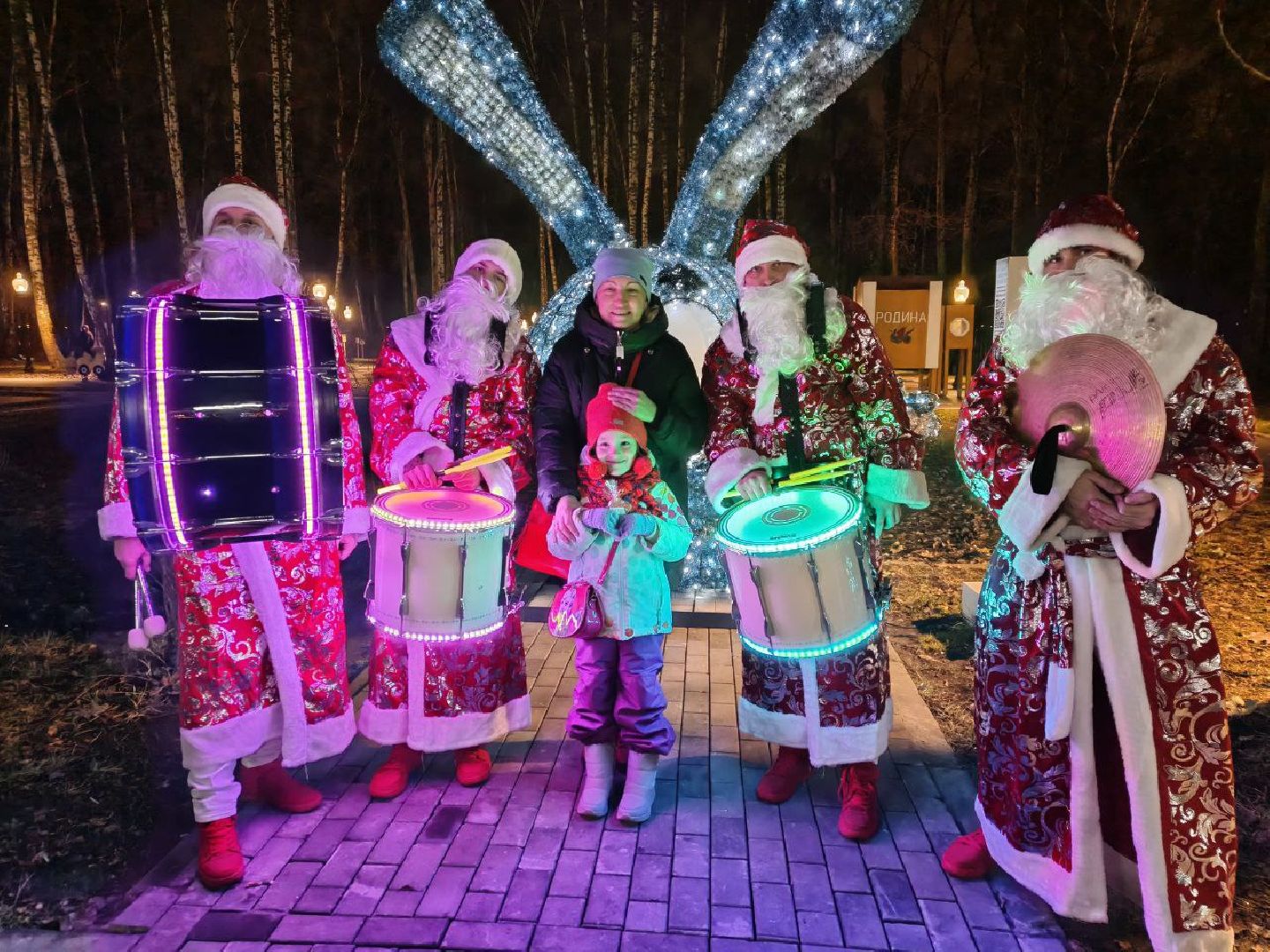 кашира, открытие зимнего сезона, праздник, зима, новый год , парк, дед мороз,