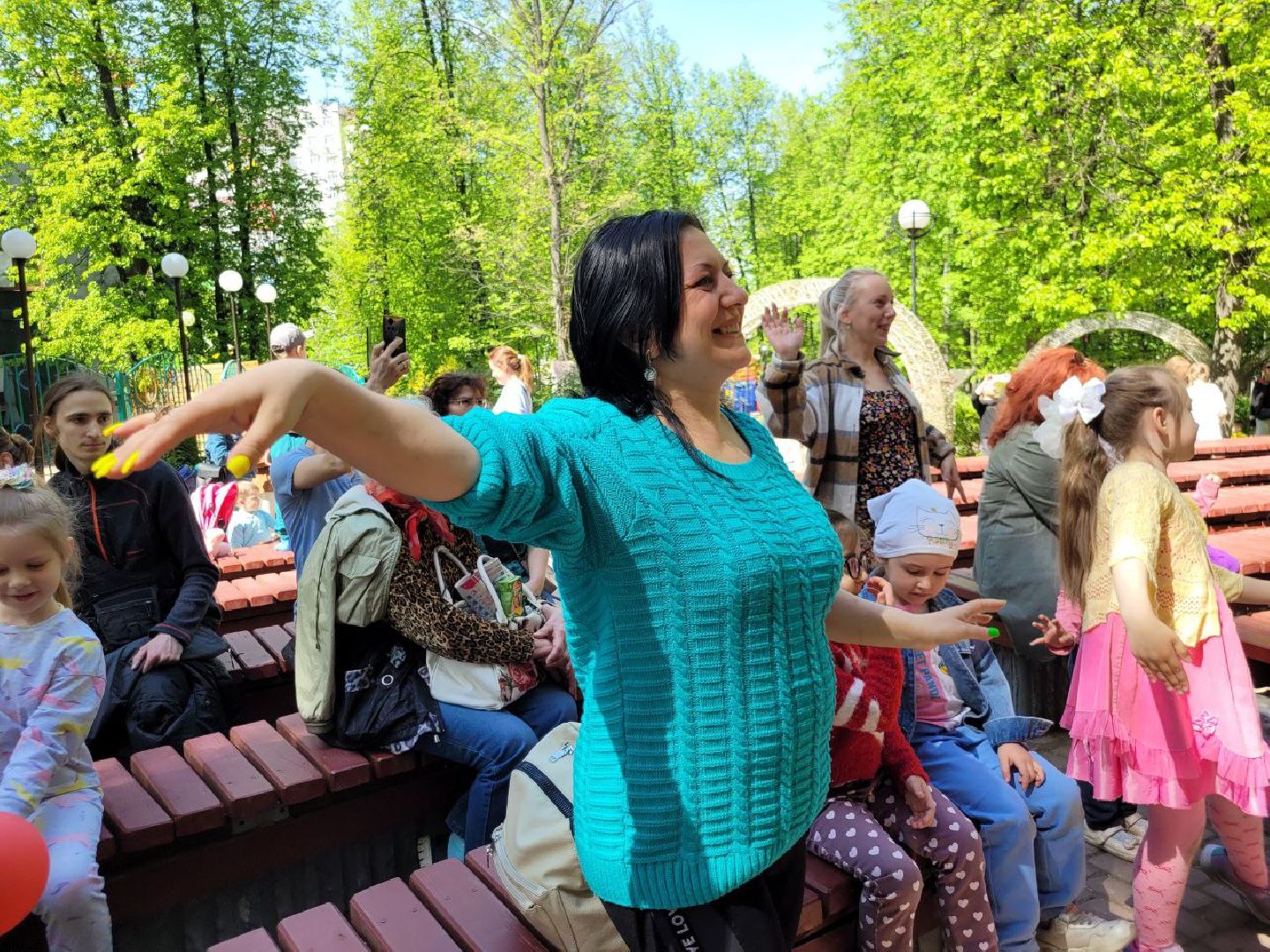 культура; танцы; люди; видное; парки подмосковья