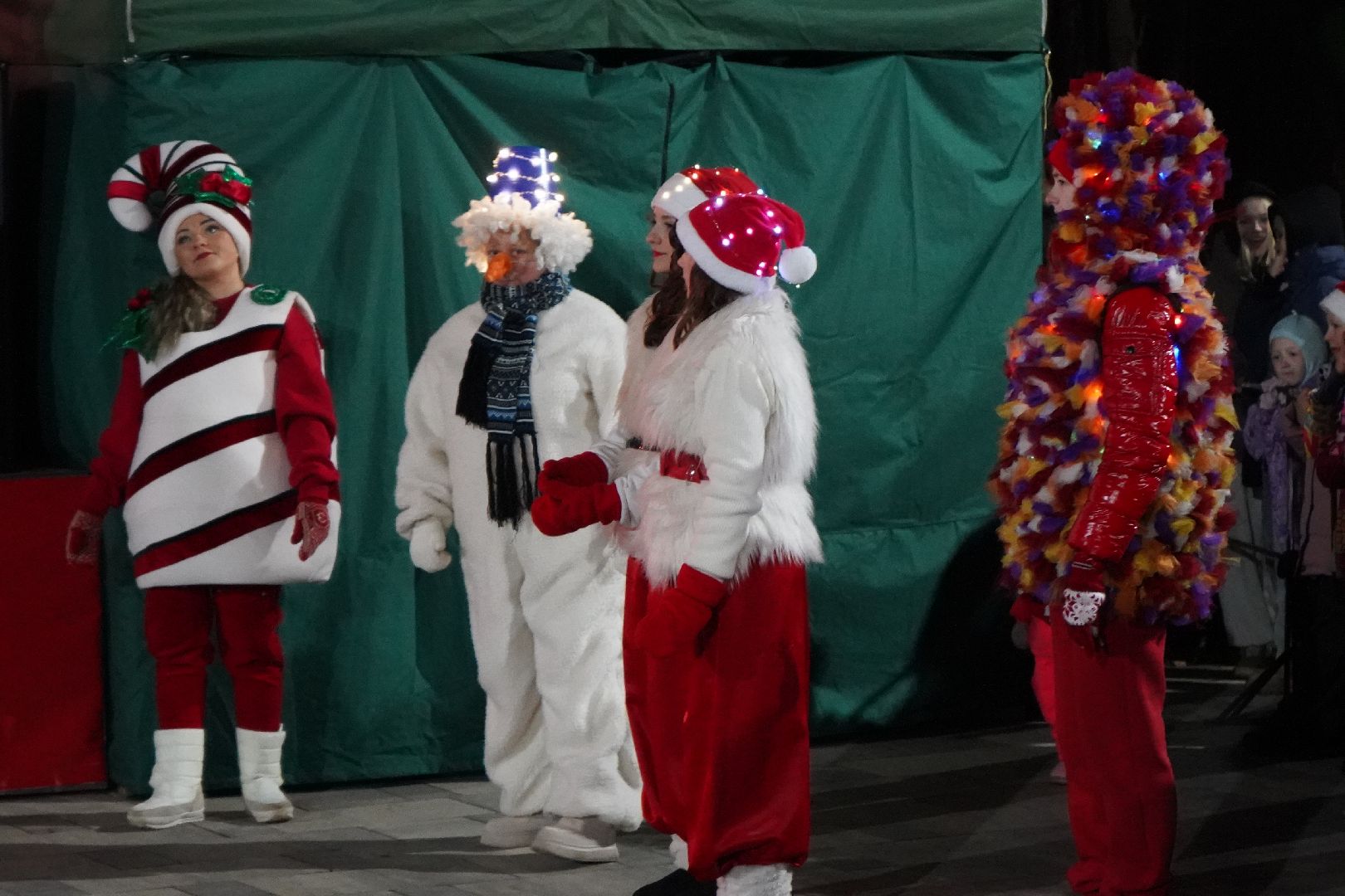 ступино, парк, Дед Мороз, елка,