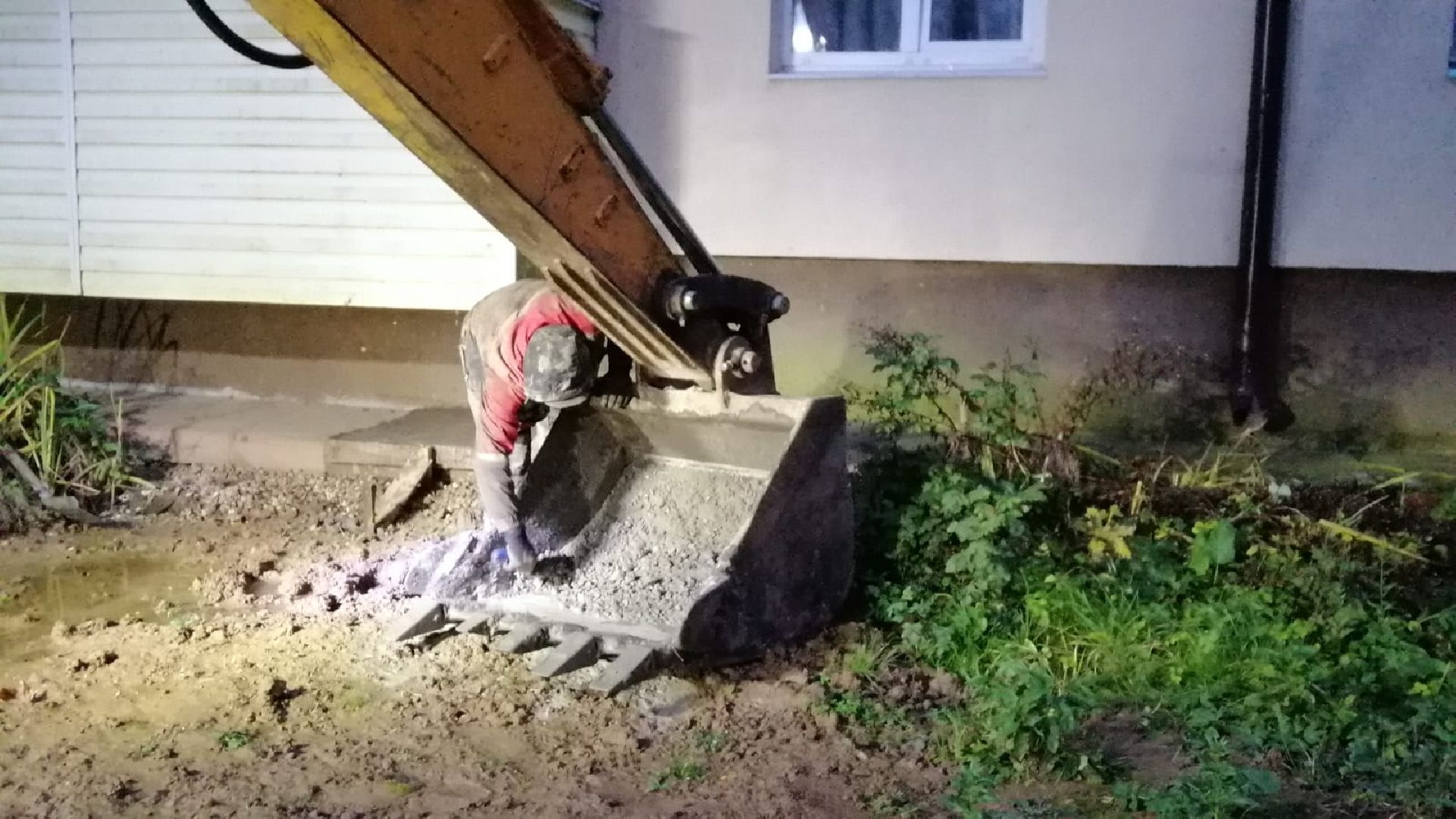 городской округ восход, жкх, благоустройство, отмостка, отмостка дома,