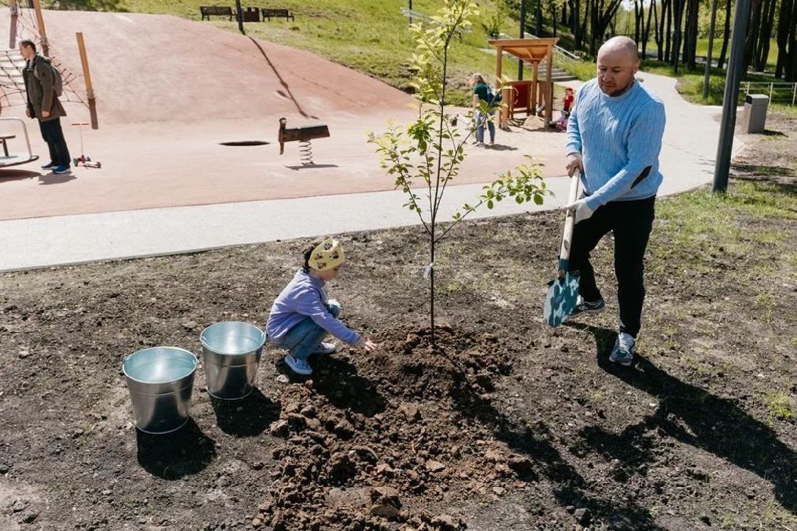 Чехов, Лес победы, благоустройство, деревья, жители, ВОВ