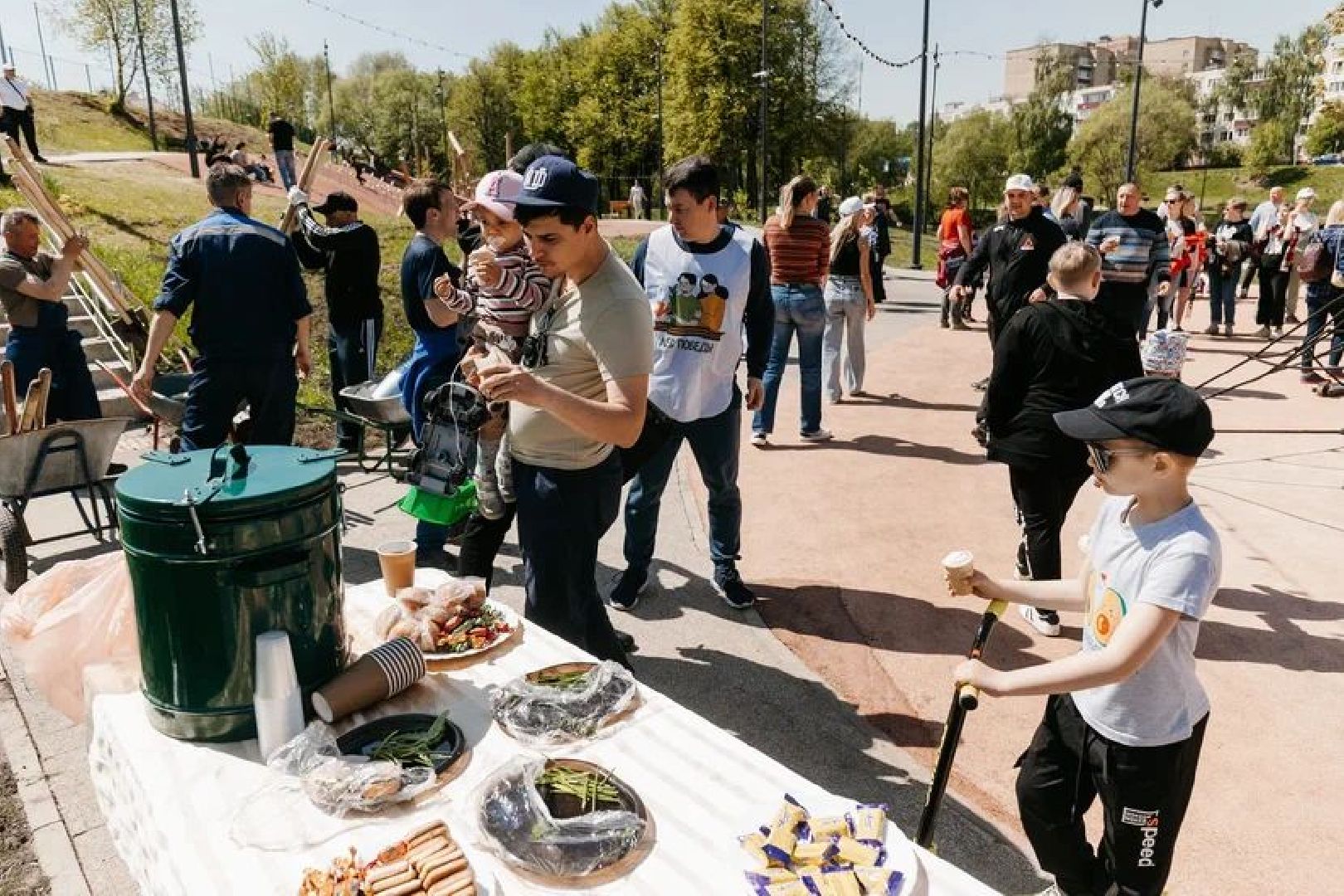 Чехов, Лес победы, благоустройство, деревья, жители, ВОВ