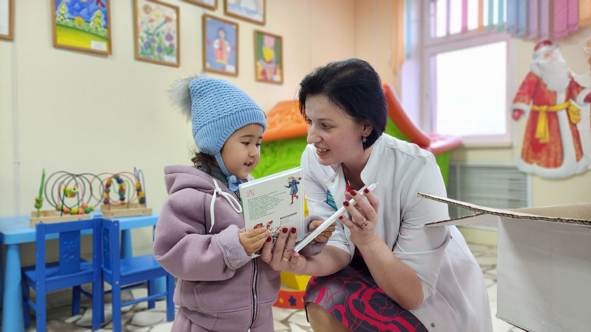 клин, детская поликлиника, коробка храбрости, единая россия ,