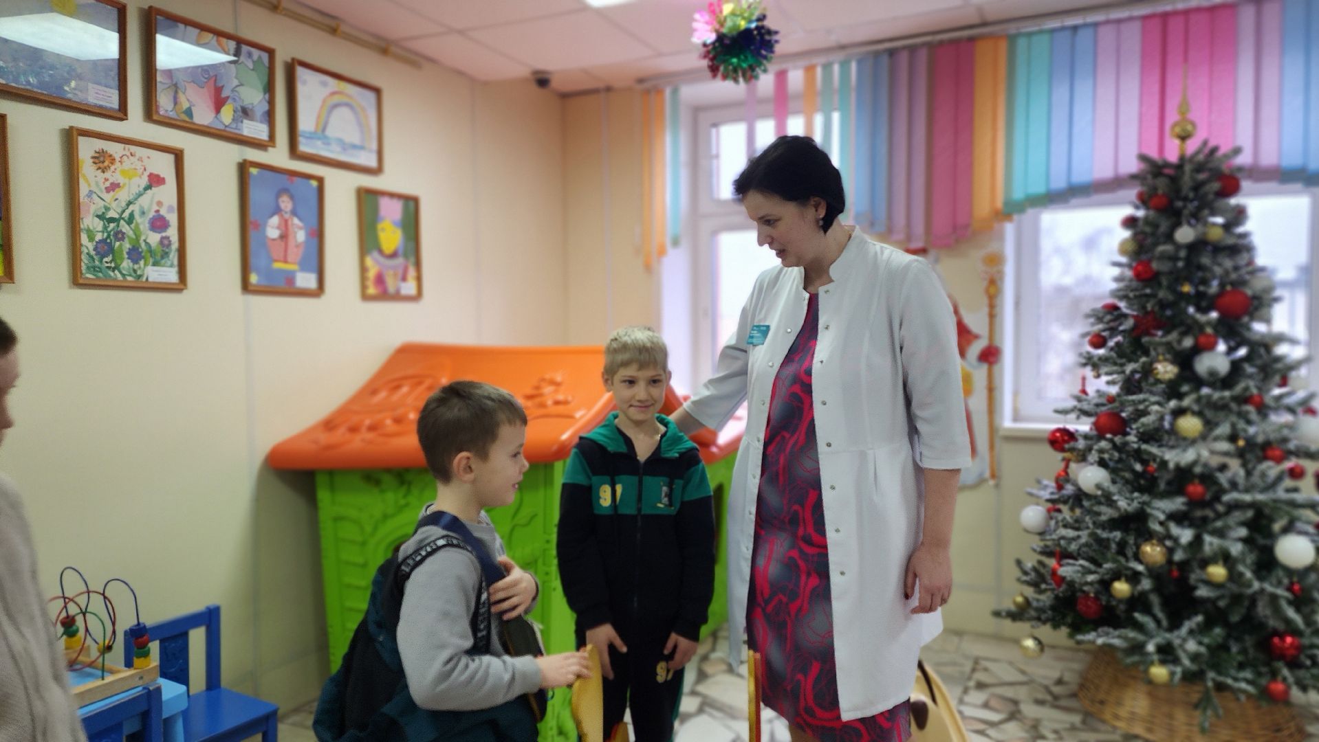 клин, детская поликлиника, коробка храбрости, единая россия ,