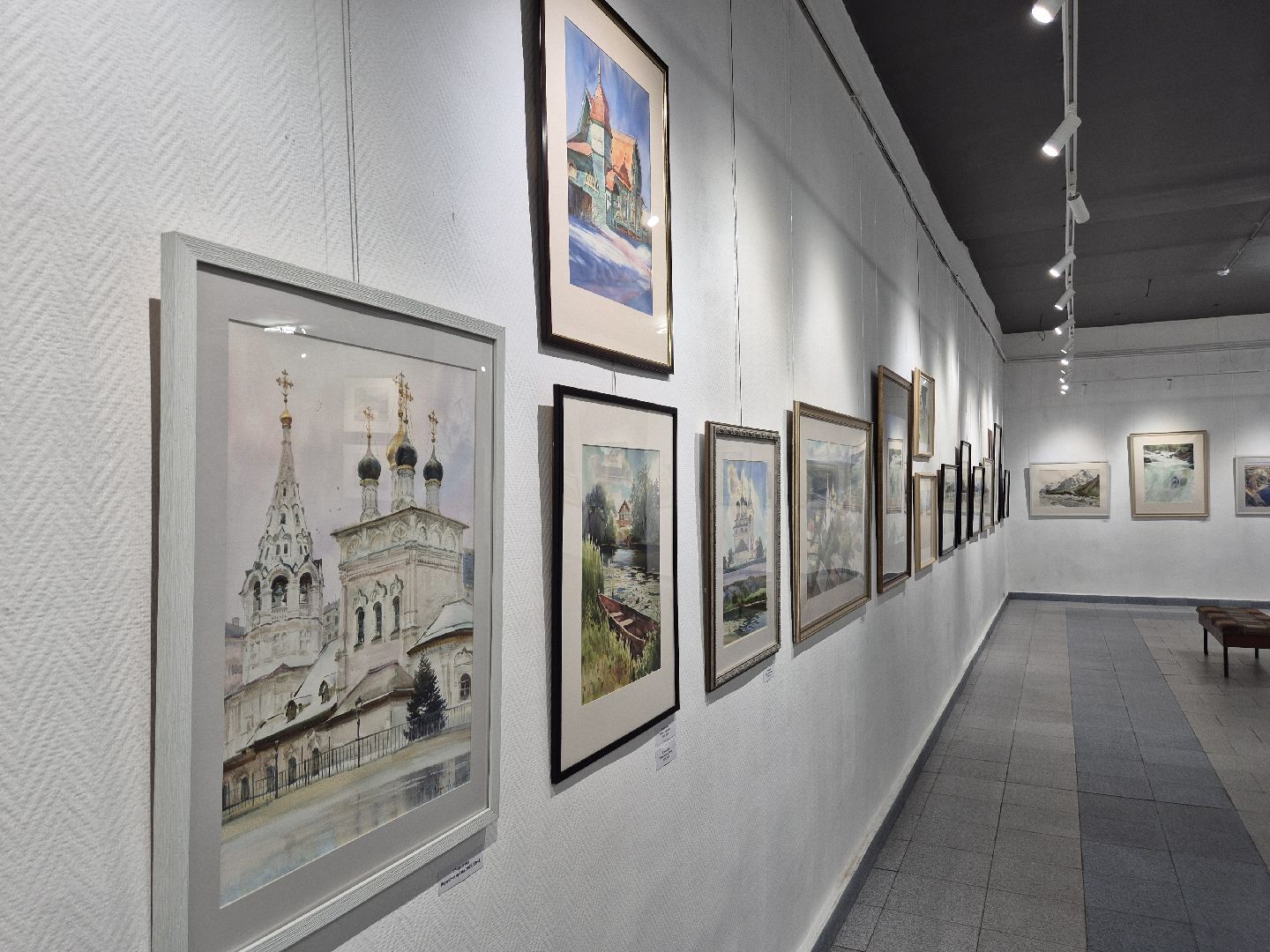 открытие выставки, орехово-зуево, акварель,