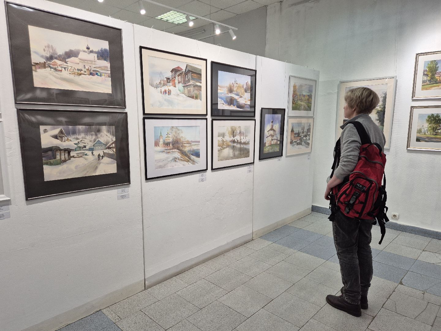 открытие выставки, орехово-зуево, акварель,