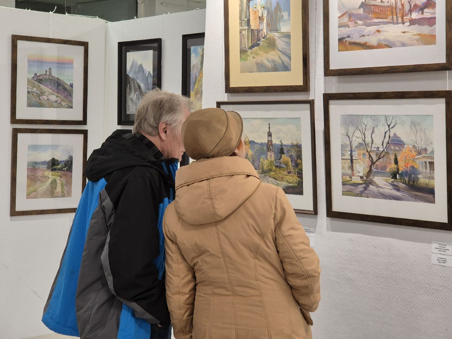 открытие выставки, орехово-зуево, акварель,