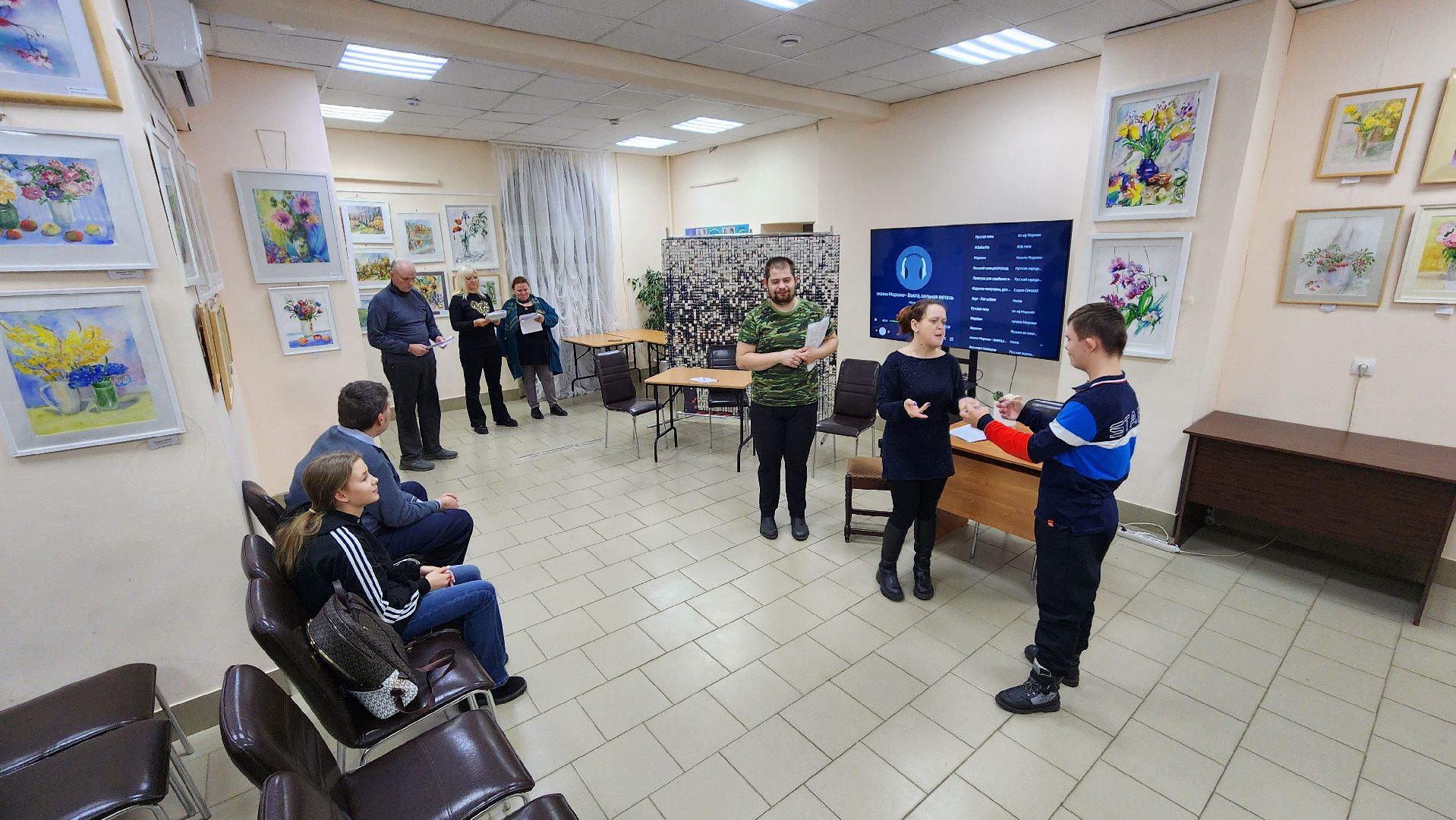 протвино, инклюзивный театр , актеры жизни, протвинская библиотека,