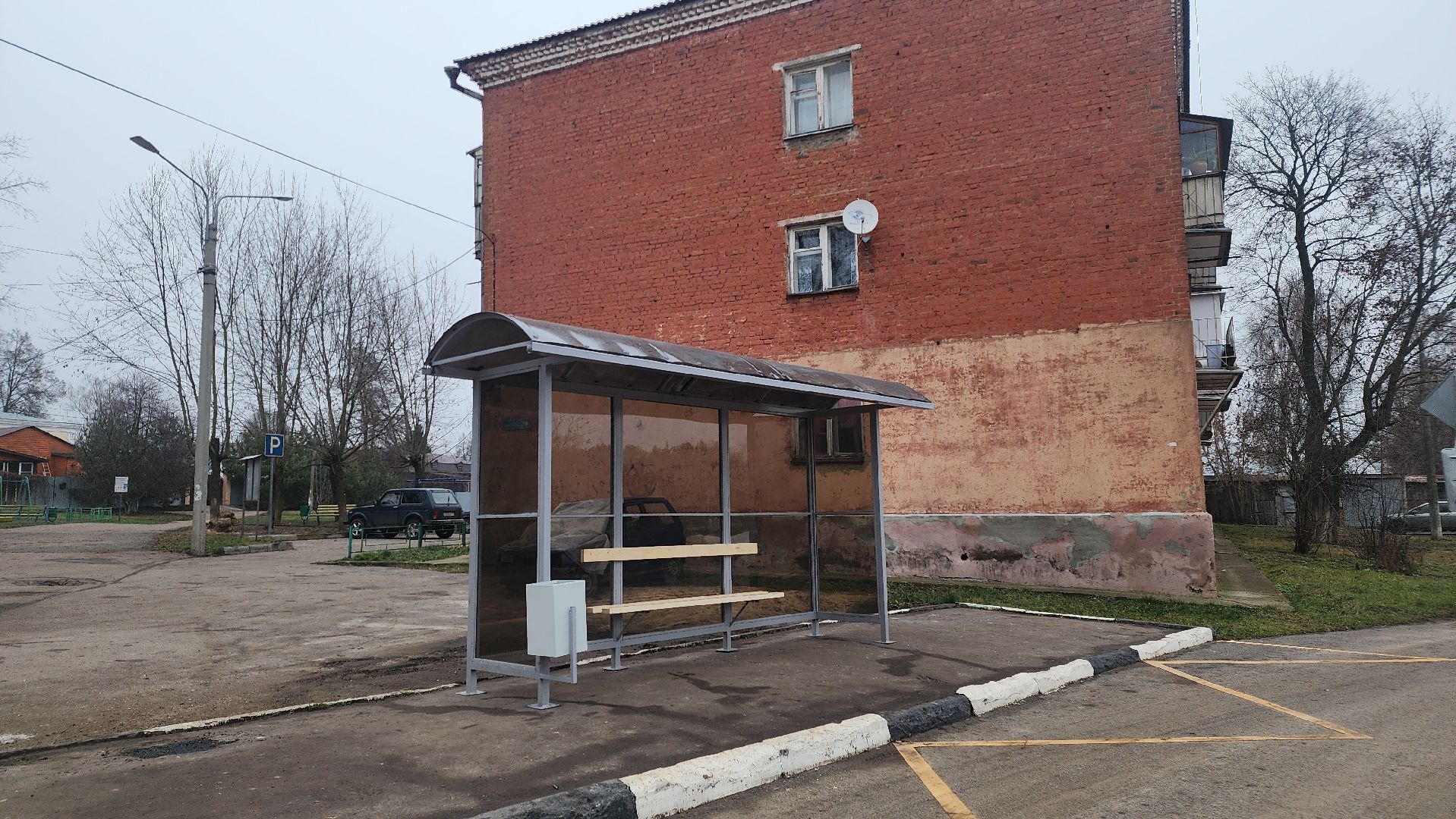 Зарайск, Новые остановки, Благоустройство,