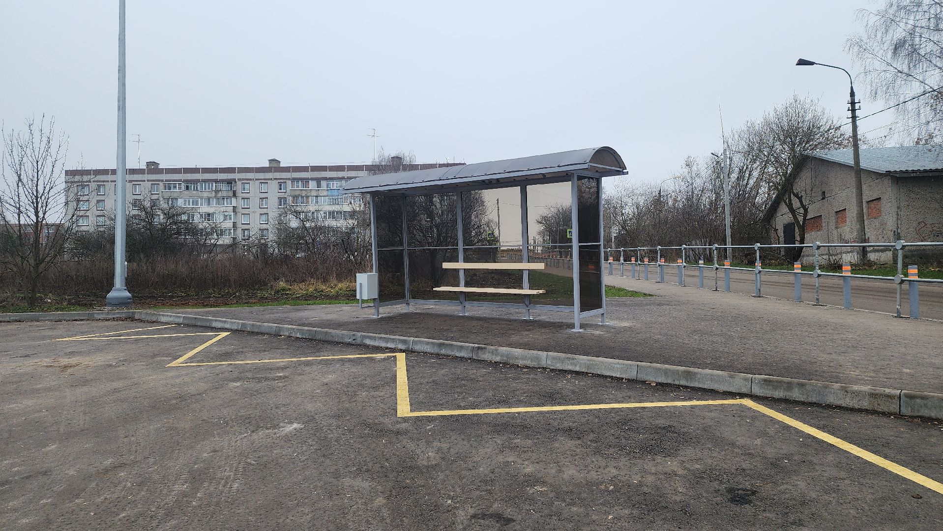 Зарайск, Новые остановки, Благоустройство,