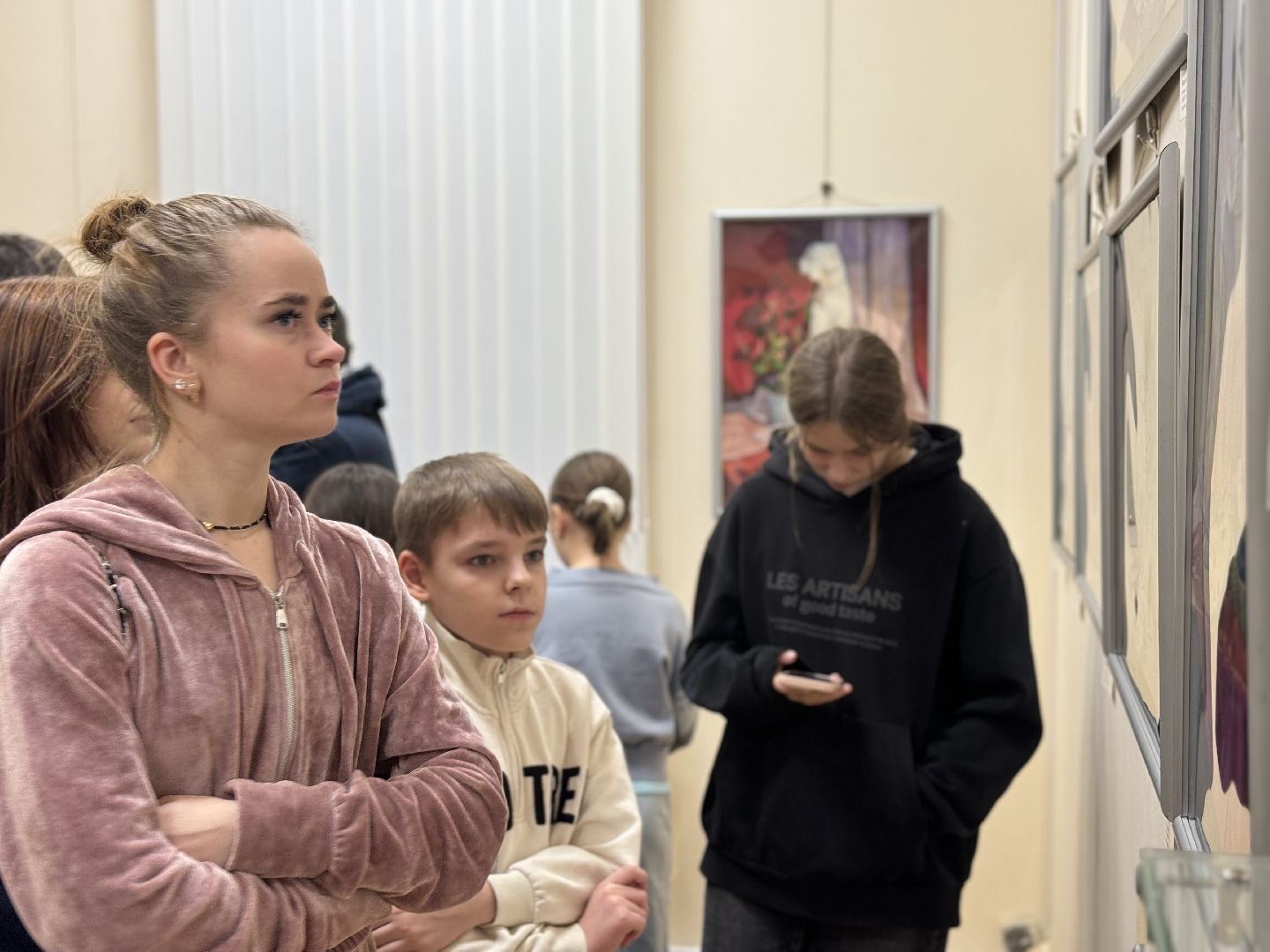 открытие выставки, дши, историко - культурный центр, ленинский городской округ,живопись,