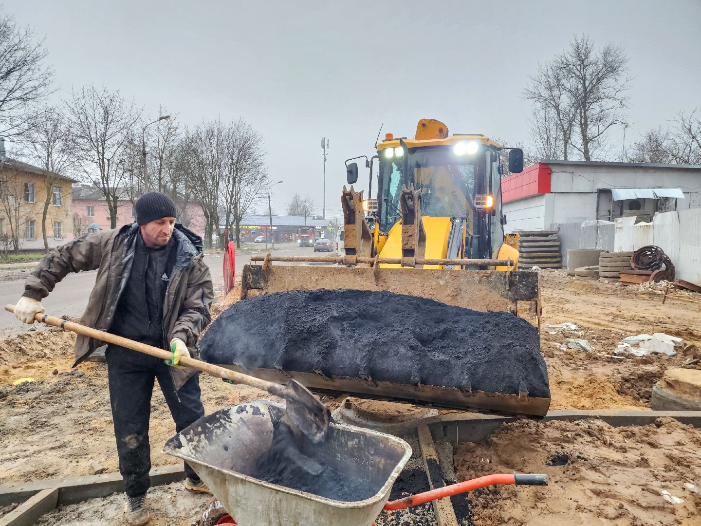 подольск, дом для переселенцев, строительство дома, южный поселок,