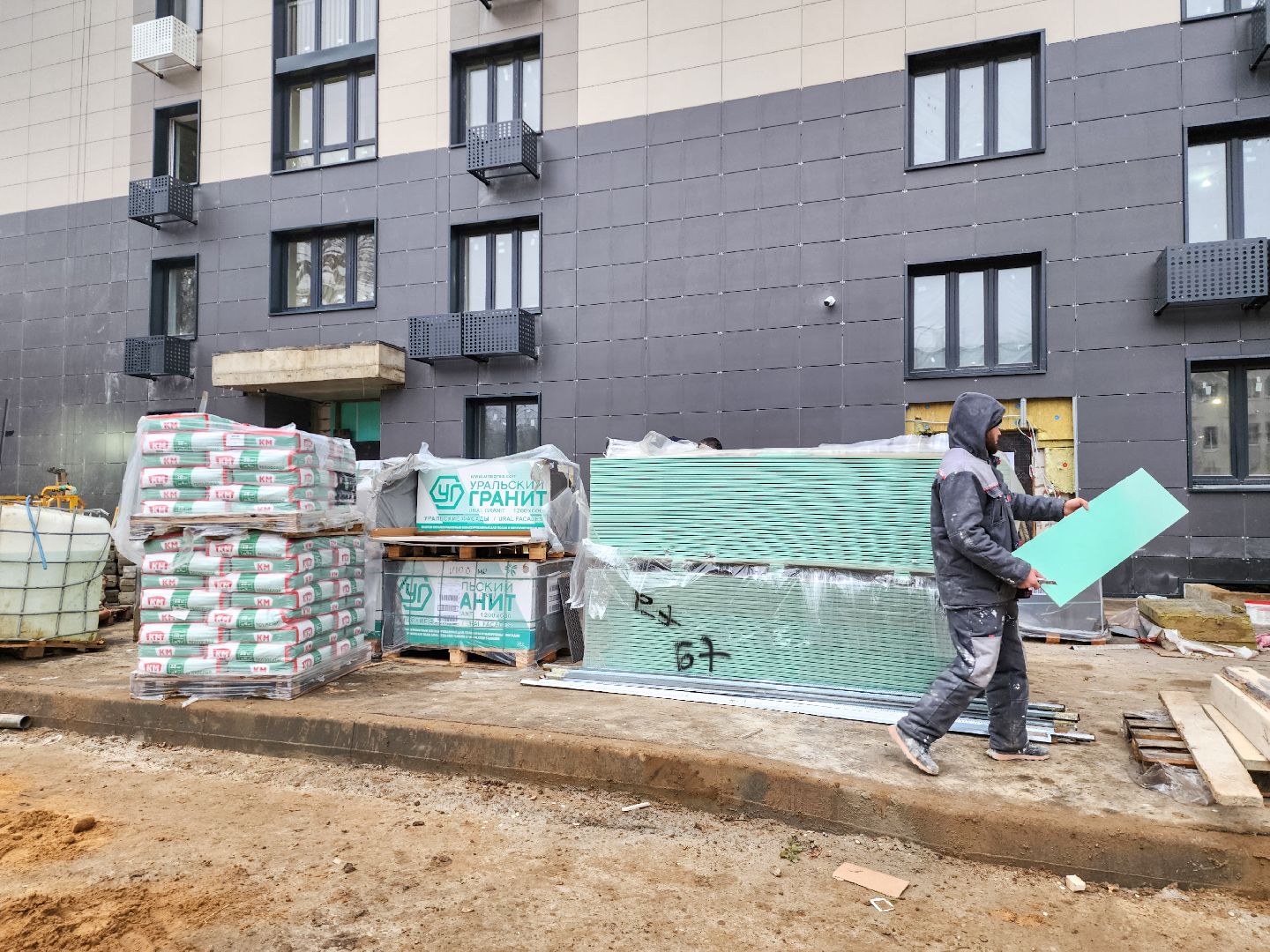 подольск, дом для переселенцев, строительство дома, южный поселок,