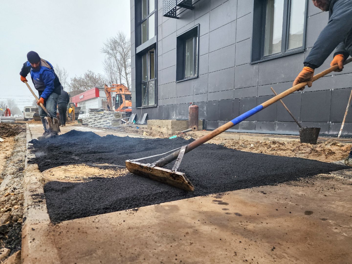 подольск, дом для переселенцев, строительство дома, южный поселок,