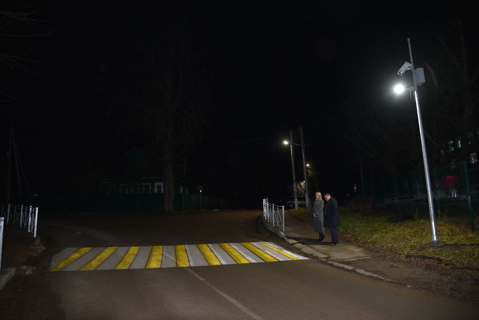 лотошино, безопасность в городе, дороги , проекционные пешеходные переходы,