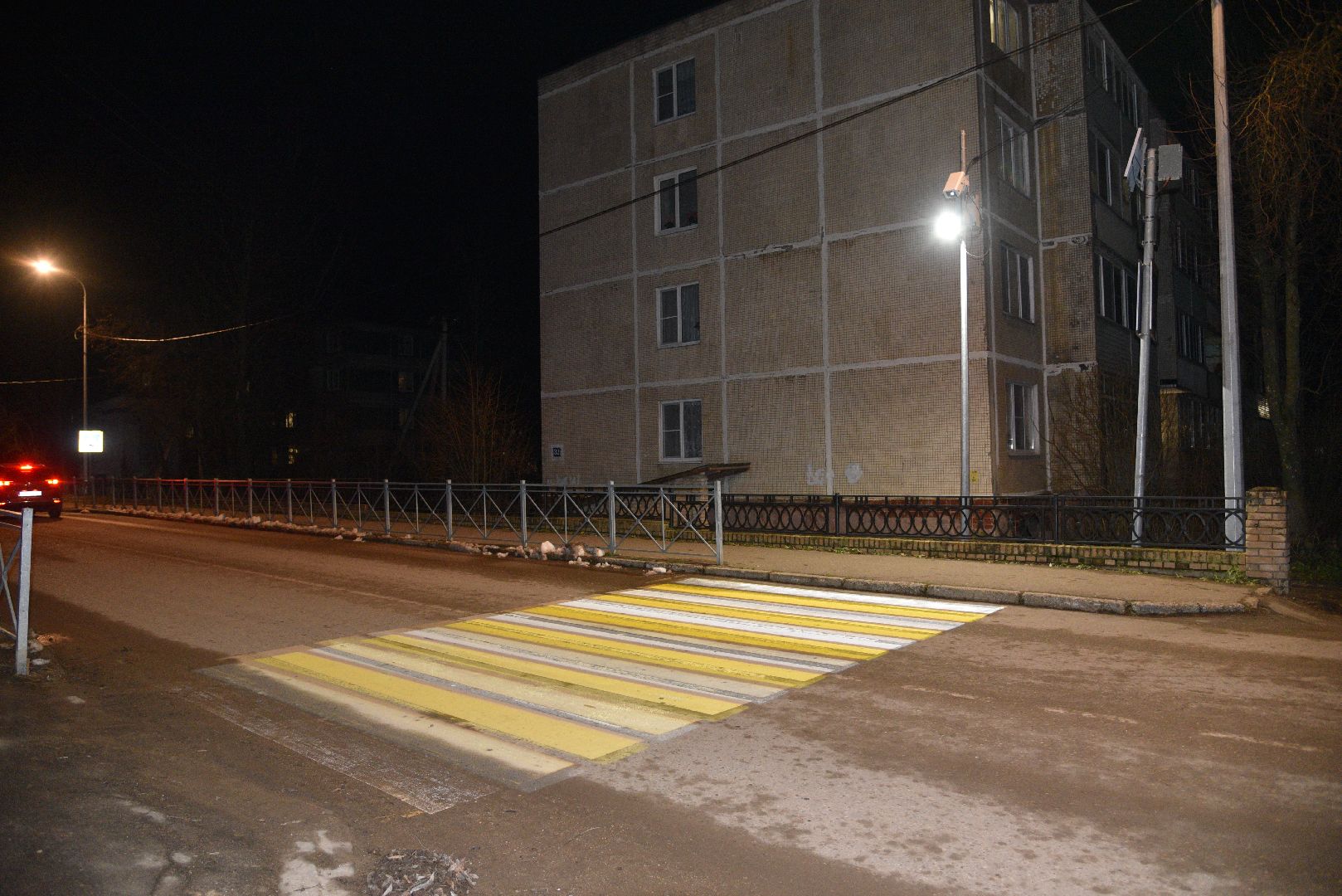 лотошино, безопасность в городе, дороги , проекционные пешеходные переходы,