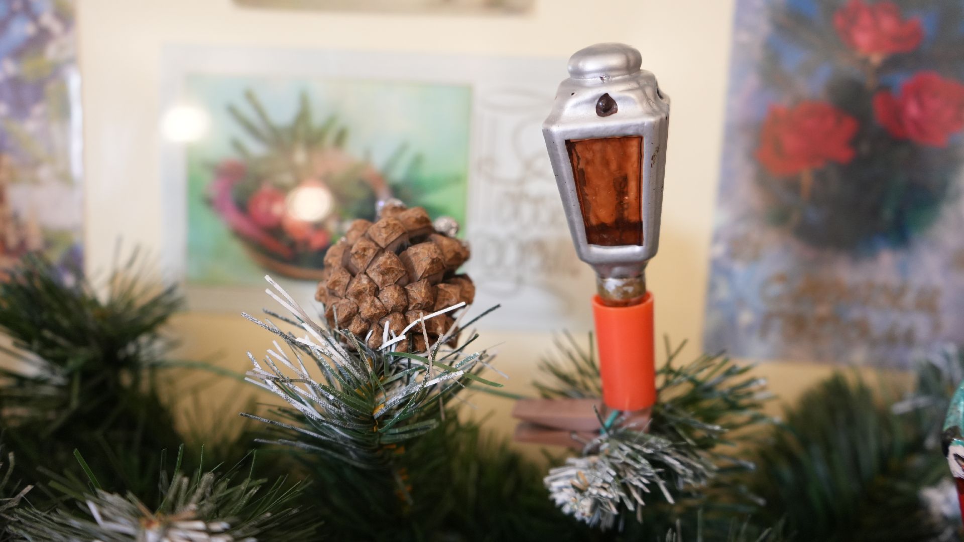 новый год,  старые игрушки,