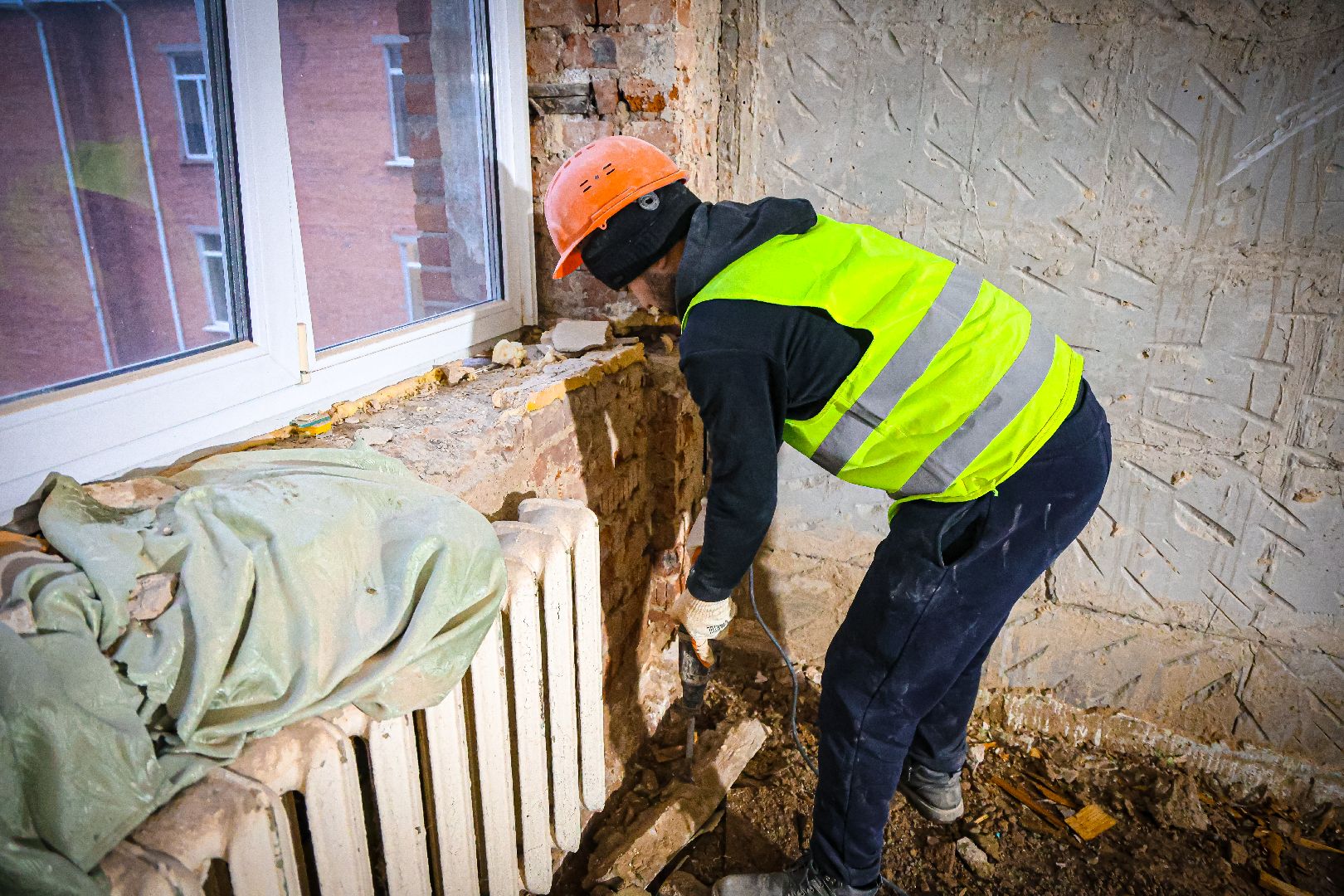 клин, общество, строительство, капремонт школы, подмосковье,