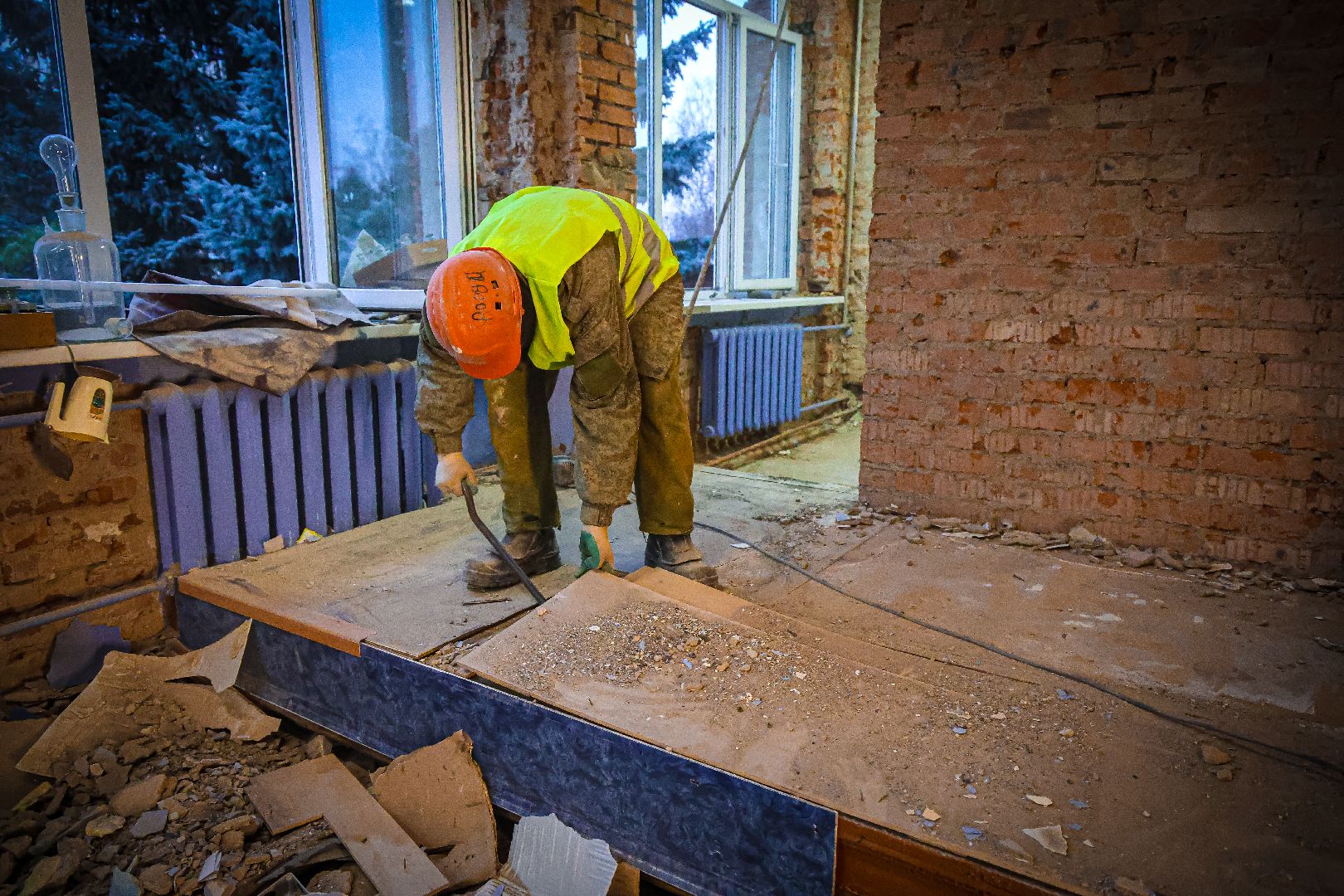 клин, общество, строительство, капремонт школы, подмосковье,