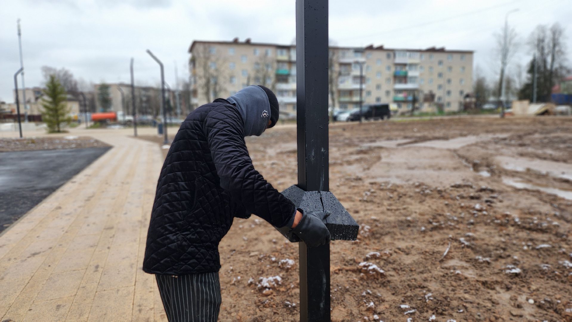 клин, поселок 31 октября, семейный сквер, благоустройство,