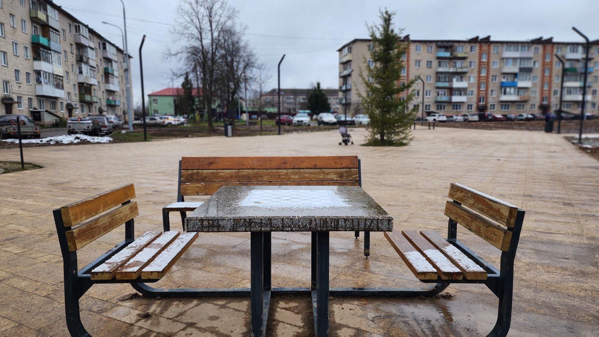 клин, поселок 31 октября, семейный сквер, благоустройство,