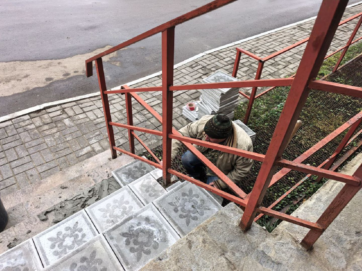 серебряные пруды, жкх, ремонт ступеней,