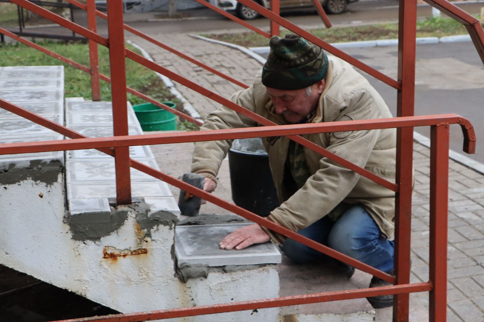 серебряные пруды, жкх, ремонт ступеней,