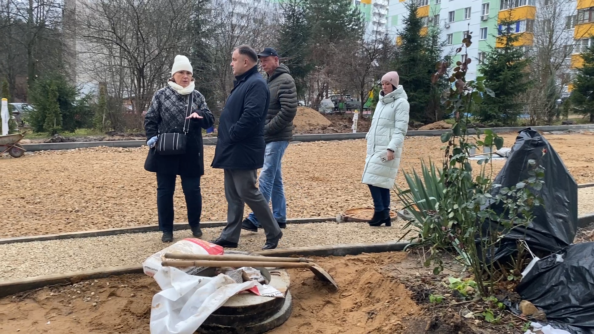 власиха заозерный, обход территории, микрорайон заозерный, благоустройство территории,