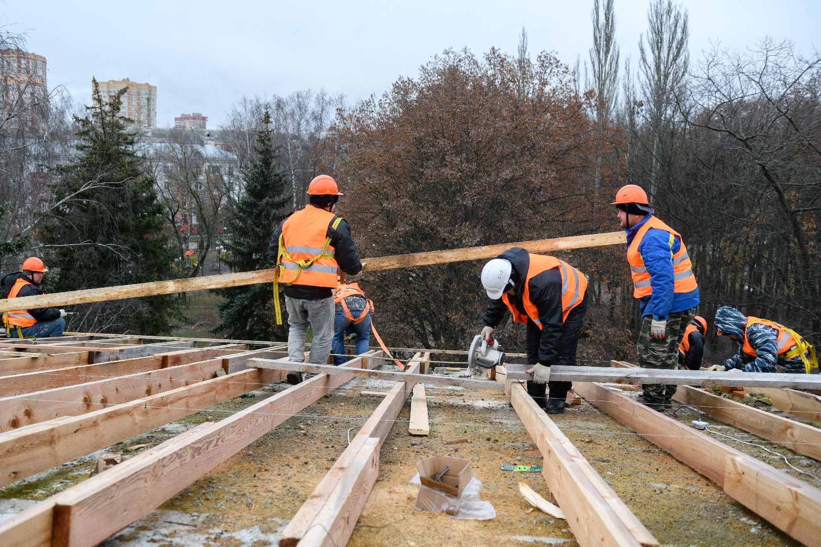 строительство,  Дом Культуры, Лыткарино,