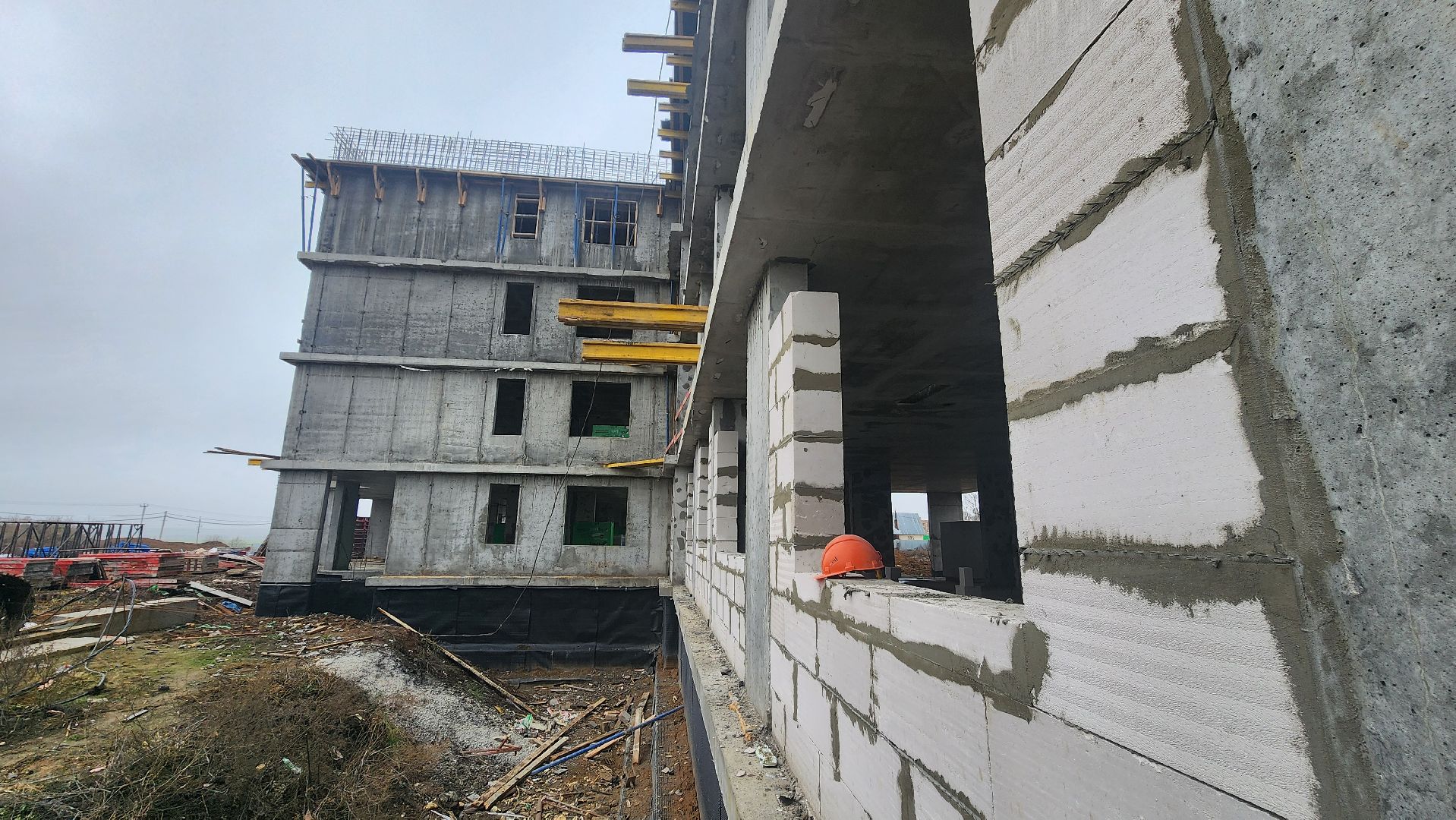 Зарайск, Строительство, Новый дом для переселенцев, Строительство нового дома,