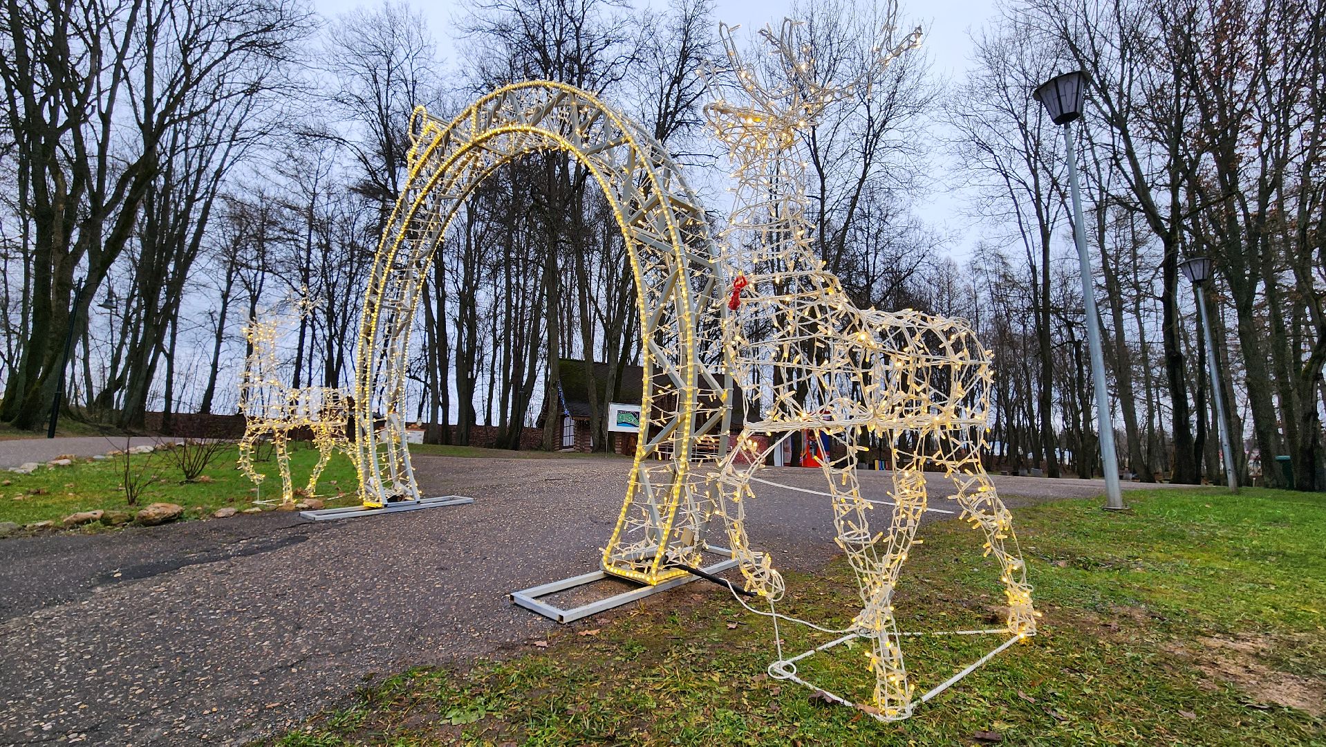 Руза, резиденция деда мороза, Парк городок,