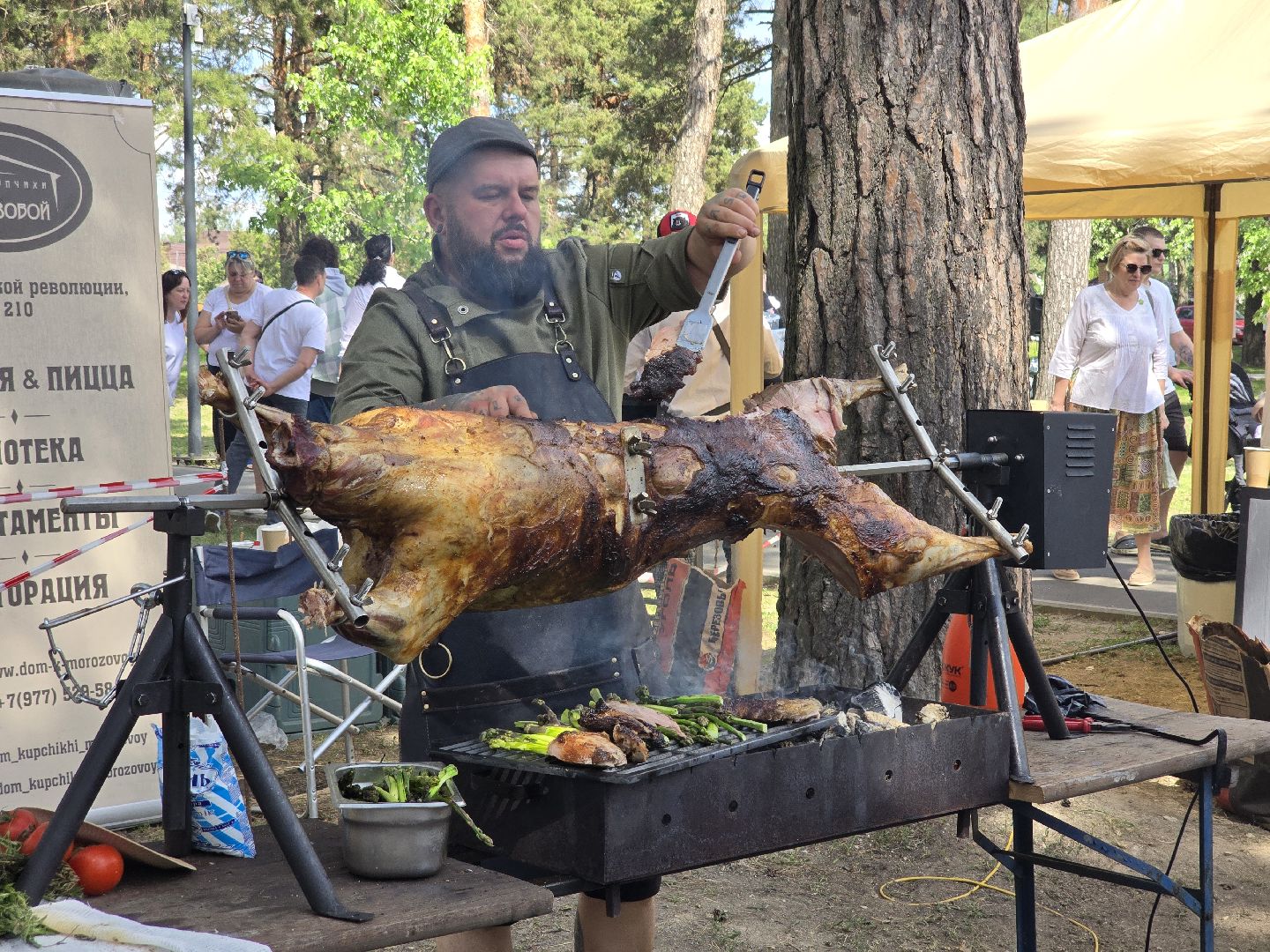 Коломна, Озеры, спаржа,кулинарный фестиваль,