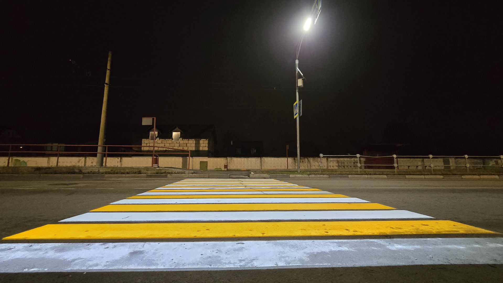 Коломна, проекционный пешеходный переход,