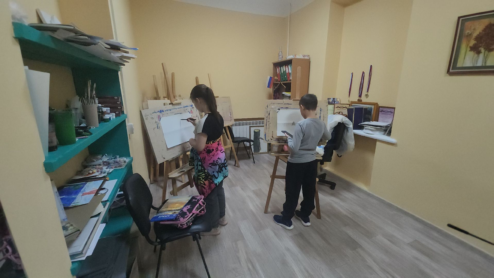 долгопрудный, дк нефтяник, изостудия, дети, отчетный концерт, рисование вслепую, павельцево,