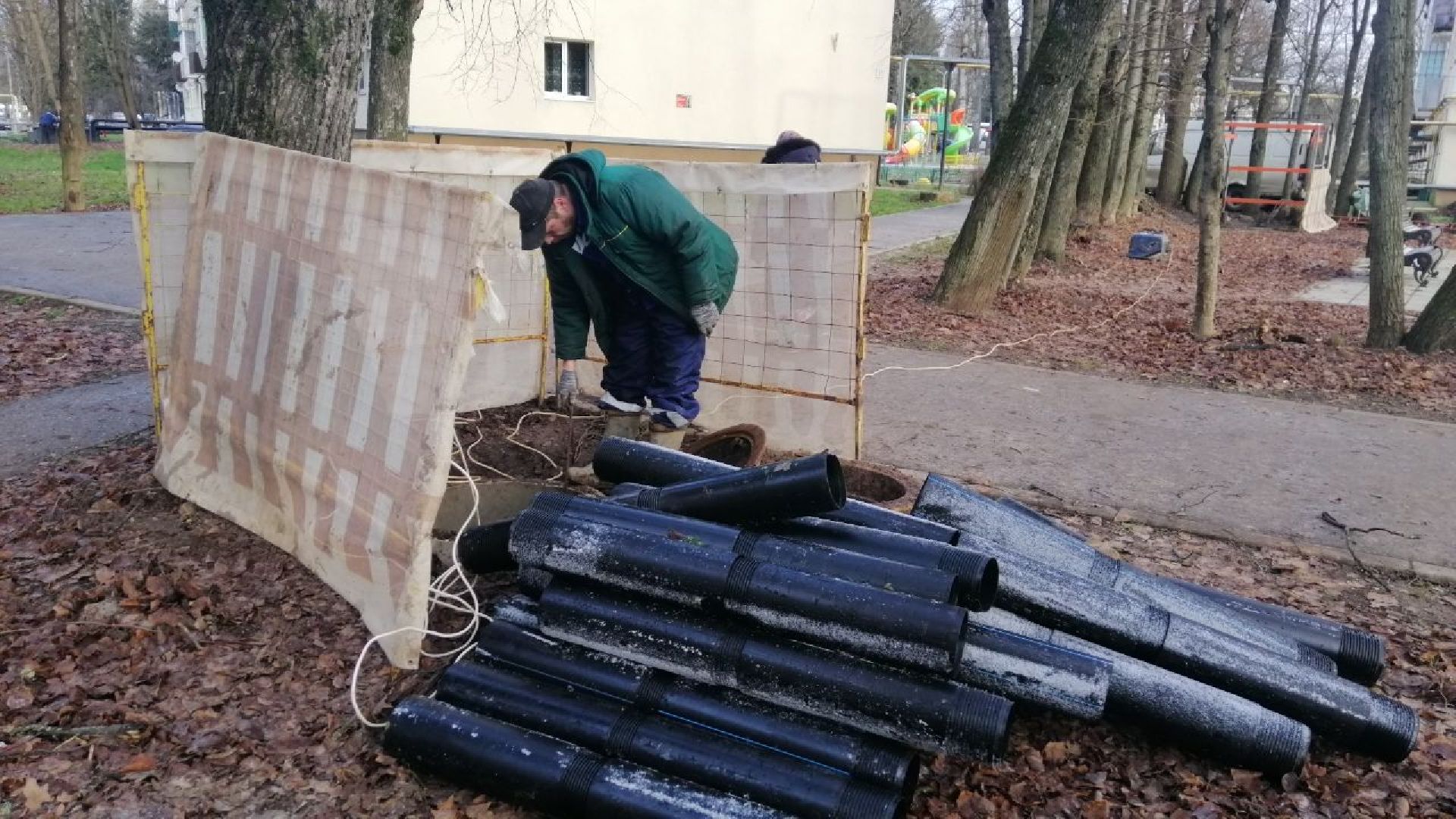 городской округ восход, жкх, благоуствойство, канализационная сеть, канализационные трубы,