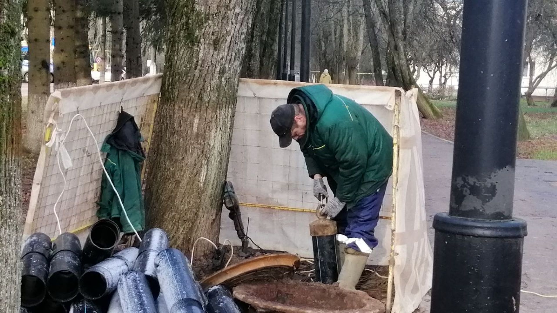 городской округ восход, жкх, благоуствойство, канализационная сеть, канализационные трубы,