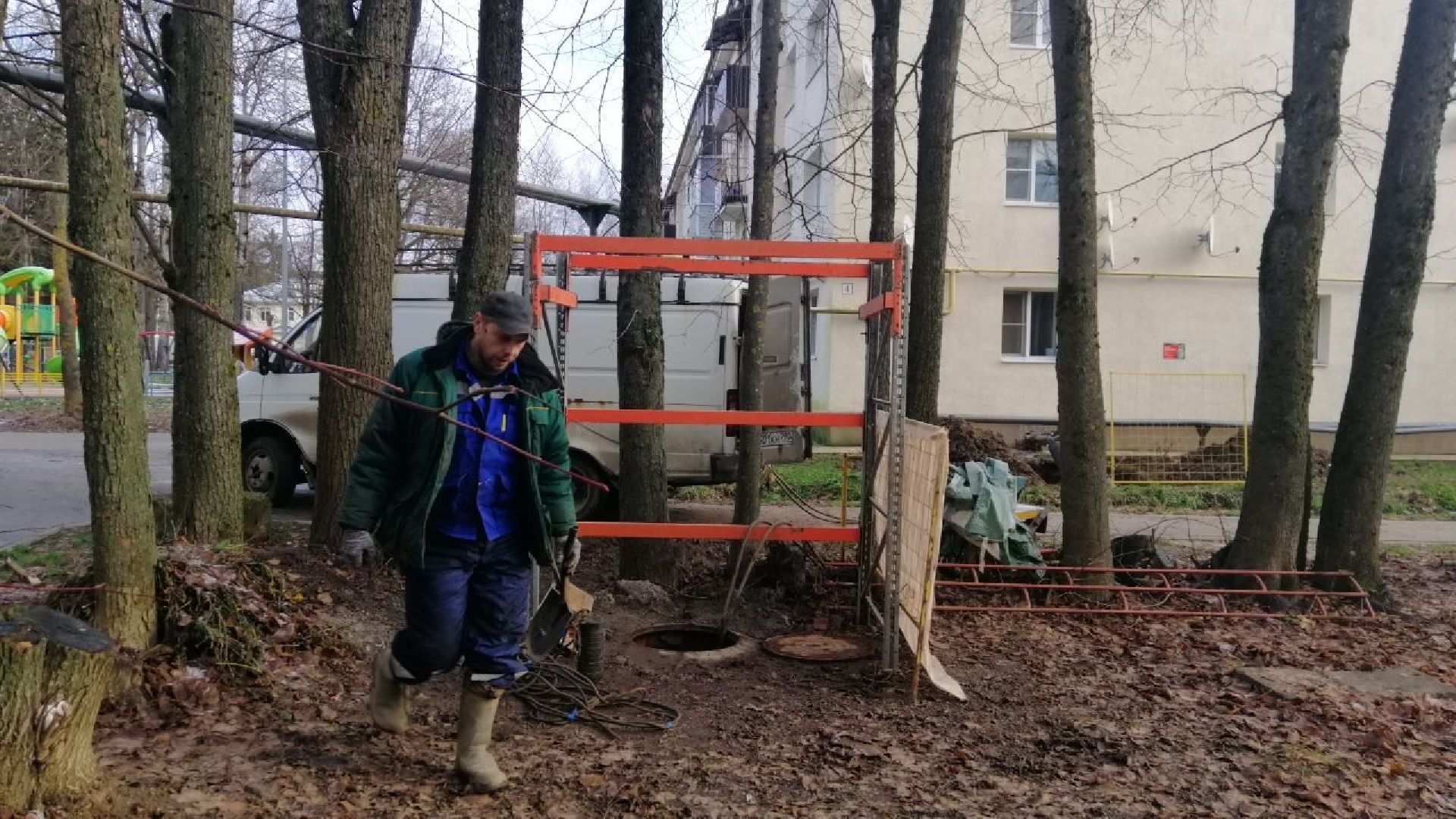 городской округ восход, жкх, благоуствойство, канализационная сеть, канализационные трубы,