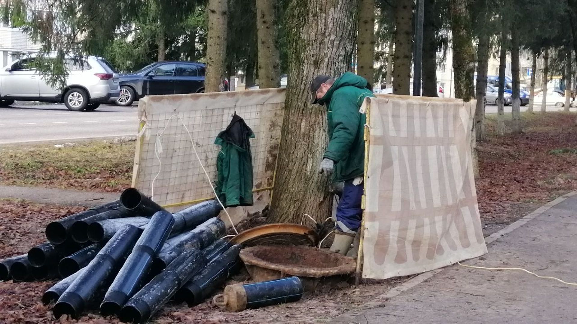 городской округ восход, жкх, благоуствойство, канализационная сеть, канализационные трубы,