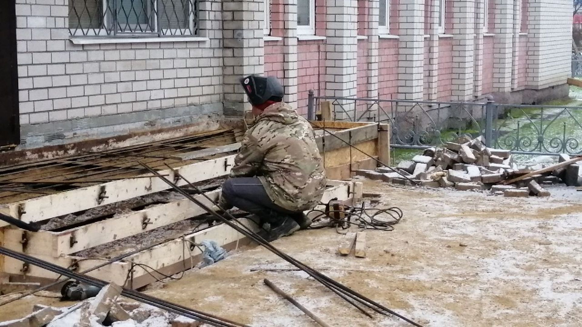 городской округ восход, благоустройство, крыльцо, входная группа, администрация,