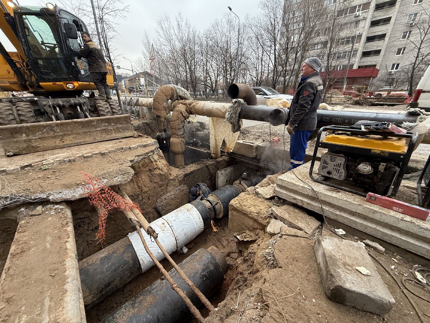 Реутов, Ремонт теплосетей , Отопление , Горячая вода,