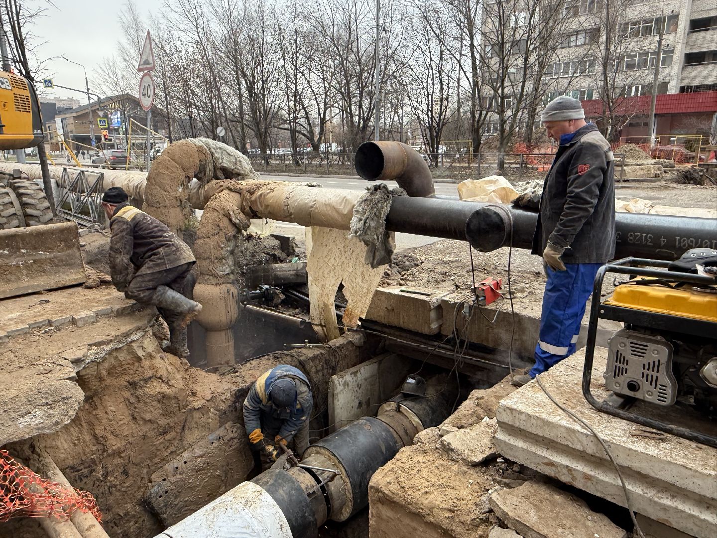 Реутов, Ремонт теплосетей , Отопление , Горячая вода,