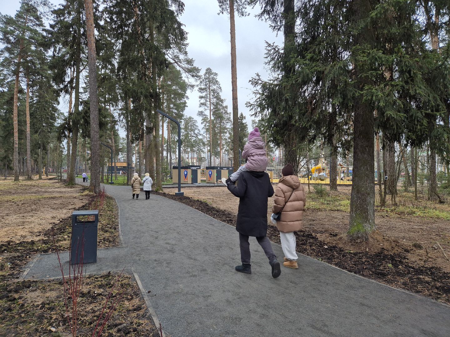 благоустройство парка, лесопарк стрелки, орехово-зуево,