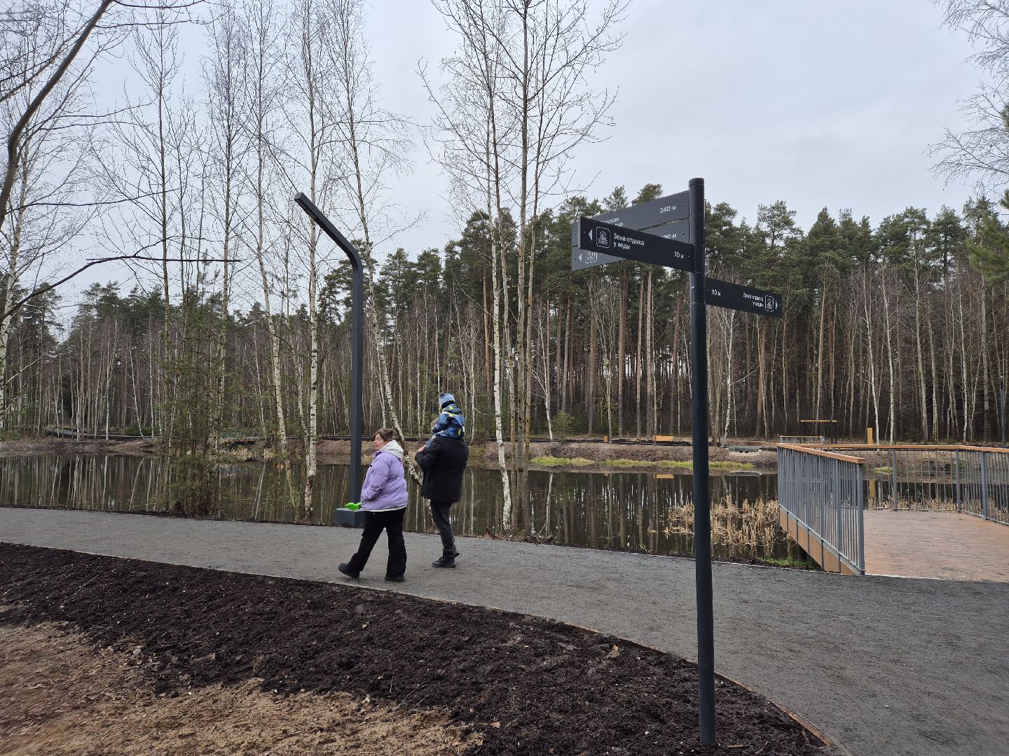 благоустройство парка, лесопарк стрелки, орехово-зуево,