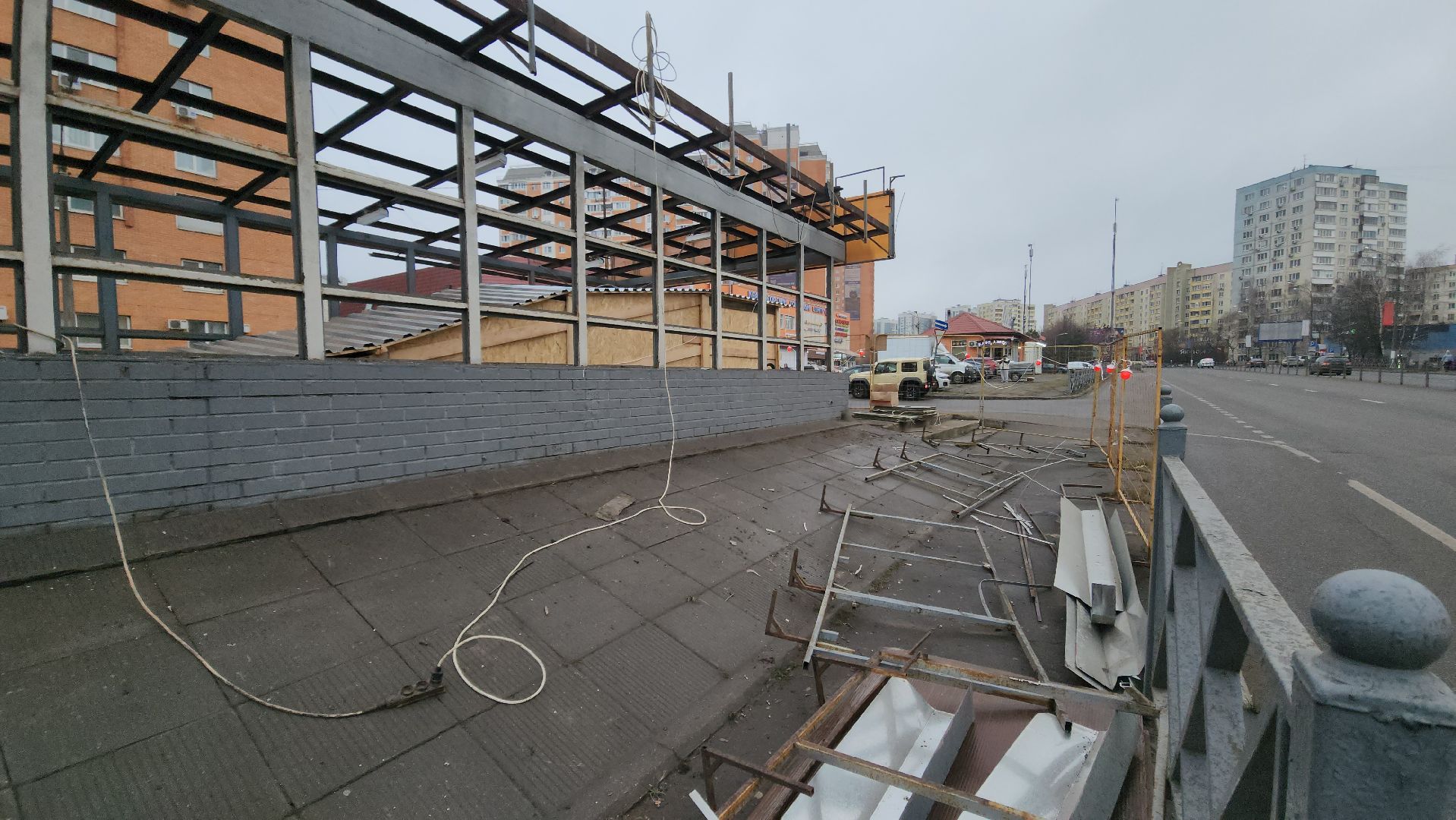 ремонт, подземный переход,