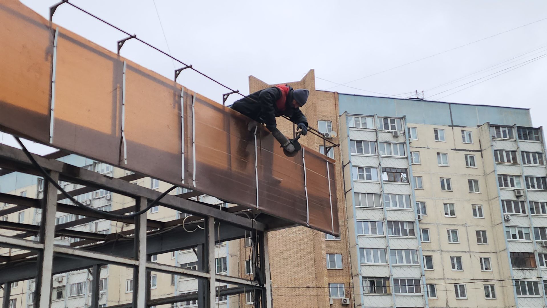 ремонт, подземный переход,