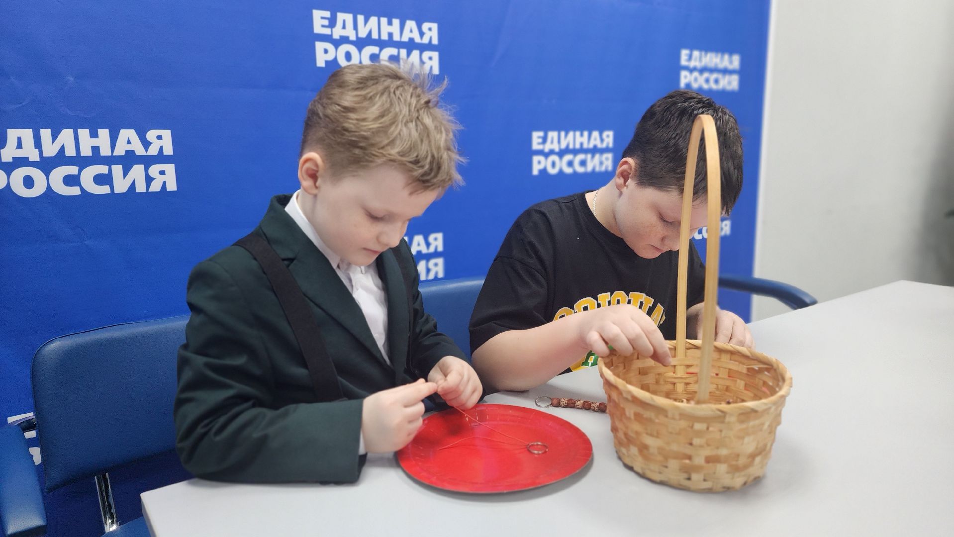 клин, мастер-класс, дети участников сво, единая россия ,